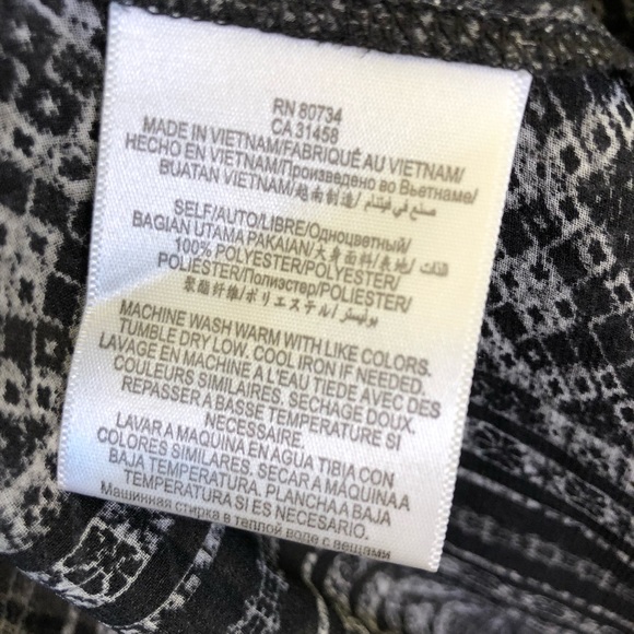 BCBG sheer bohemian kimono wrap Whimsigoth Dark feminine Boho wrap shawl Geo - Picture 6 of 6